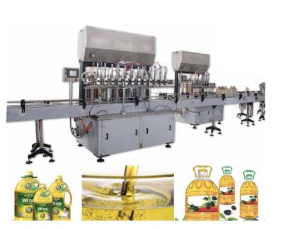 China 5L Automatic Bottle Filling Machine , Stainless Steel Edible Oil Filling Machine for sale