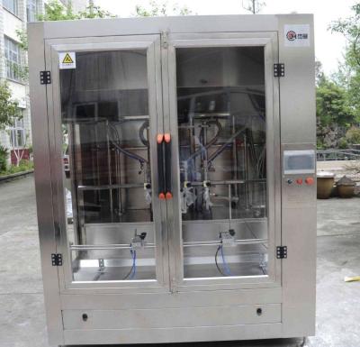 China Volle automatische Speiseöl-Füllmaschine, Speiseöl-Abfüllbetrieb für Haustier-Flasche zu verkaufen