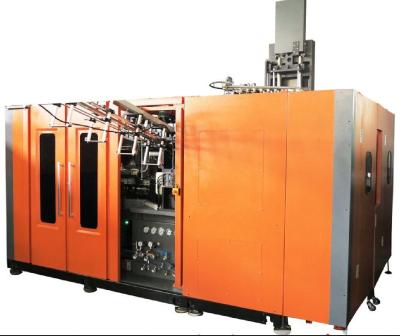 China Single Stage One Step Extrusion Blow Molding Machine 4 Cavity 250 ml-2000 ml Round bottle for sale