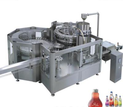 China Stainless Steel Fresh Fruit Juice Production Line 8 - 40 Head 12000 BPH For Ice Cream for sale