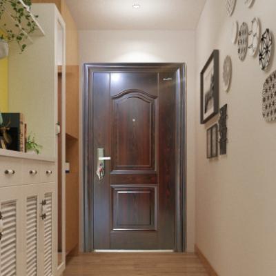 China 2020 Newest Design China Supplier Hot Sale High Quality Security Steel Entrance Modern Steel Doors for sale