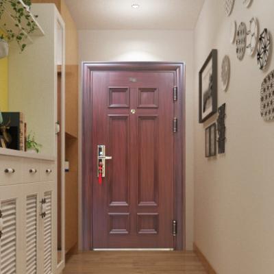 China Modern Metal Steel Doors Steel Fire Door With Customized Glass for sale