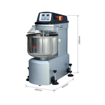 China Snack food factory Hot Sale In China Commercial 15Kg Spiral Mixer 20L Gear Drive Industrial Electric Bread Dough for sale