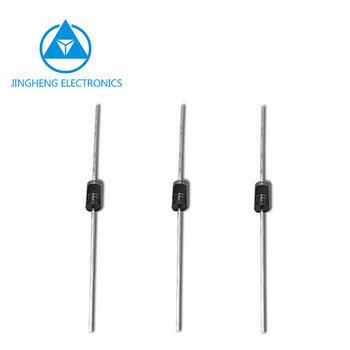 China Alloy SR220/SR240/SR260/SR2100/SR2150/SR2200 2A DO-15 Through Hole Schottky Barrier Diode for sale