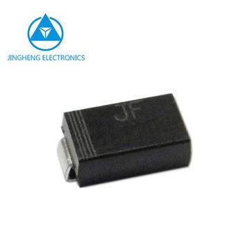 China SS210 2A Schottky Barrier Rectifier Diode with Alloy Structure and SMA Package for sale