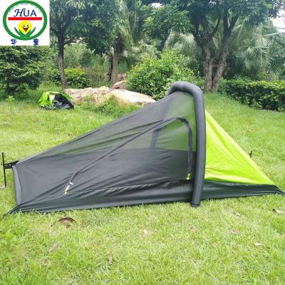 China Portable Durable Single Outdoor Camping Mosquito Repellent Refuge Support Trachea Waterproof Single Tent for sale