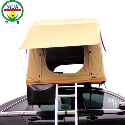 China Aluminum Single Shell Triangle Outdoor Camper Roof Tent Straight Tying Type New Pickup Roof Camper Custom Offroad Tent Wholesale Supplier for sale