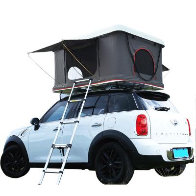 China Straight Tying Type Outdoor Car Tent, Self-driving Hard Fully Automatic Tent Roof Car Tour Top Shell Tent For Camping for sale