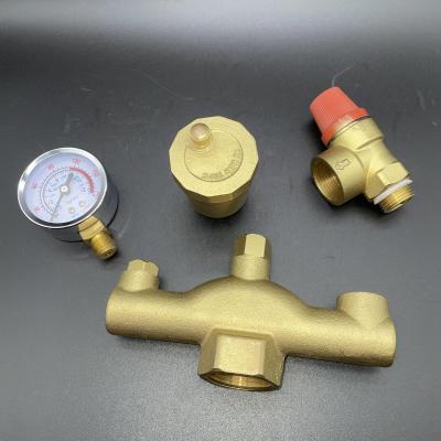 China Explosion Proof Brass Water Pressure Relief Valve Excellent Quality Boiler Thickened Valve for sale