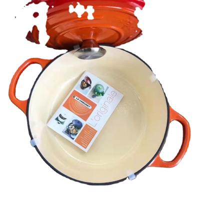 China Sustainable Original Foundry Cooker Enamel Cast Iron Pot Kitchenware Set for sale