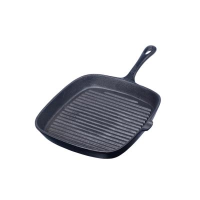 China Viable Manufacturers Direct Selling Non Enamel Matte Frying Pan Cast Iron Stick for sale