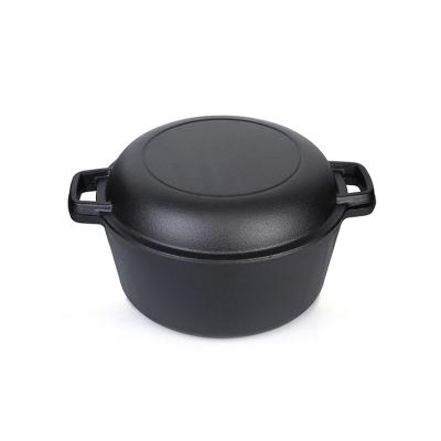 China Sustainable High Quality Finest Price Cast Iron Enamel Sauce Pot With Long Handle for sale