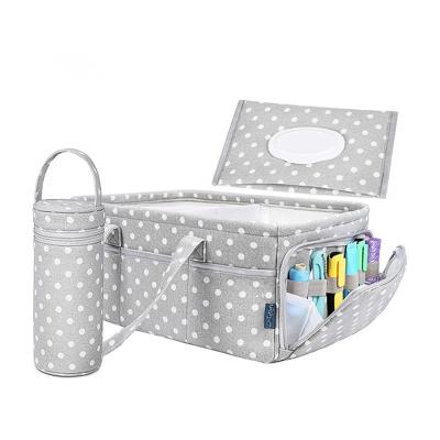 China Eco-Friendly Baby Diaper Cart Organizer | Baby Shower Registration Must Haves For Boy Girl Newborn Gifts Basics Basket for sale