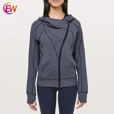 China High Quality Custom Anti-Shrink Funnel Blank Neck Zip Up Hoodies Sportswear for sale