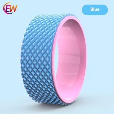 China Custom Yoga Exercise Pilates Balance Wheel Colorful Tape 3D Massage Wheel for sale