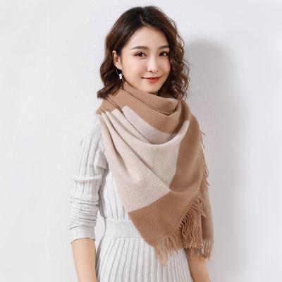 China Soft Branded Luxury Womens Long Vintage Wool Custom Scarf For Winter for sale