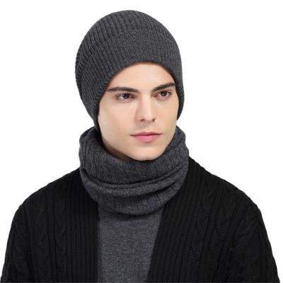 China Custom Made 100% Merino Wool Soft Knitted Winter Beanie Hats For Men for sale