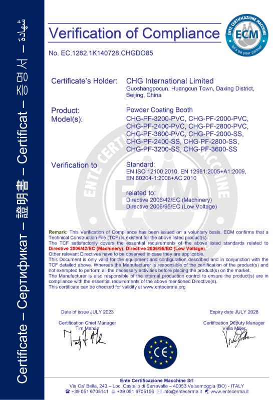 CE - CHG International Limited