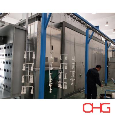 China Automatic Glass Lubricant Wet Paint Line With Conveyor System for sale