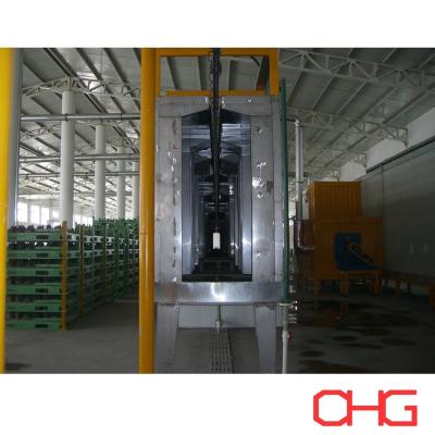 China Sistema de pulverización de pretratamiento de CHG Degradación de fosfato Enjuague de superficie acondicionamiento Secado en venta