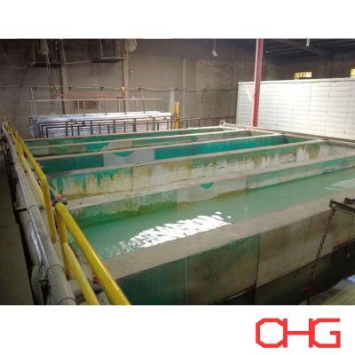 China Customized Dipping Pretreatment Tank For Aluminum Profiles Powder Coating Line for sale