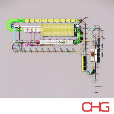 China Custom Dipping Pretreatment Line Electrophoresis Electrophoretic KTL EPD Coating Line for sale