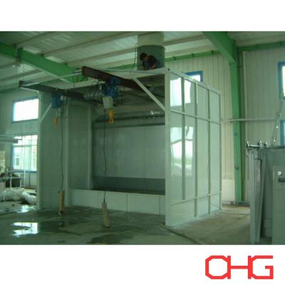 China Eco Friendly Liquid Wet Painting Booth With Automatic / Manual Spray Coating for sale