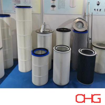 China Gepersonaliseerde polyesterpoedercoatingfilters Medium Spun Bonded Filter Cartridge Te koop