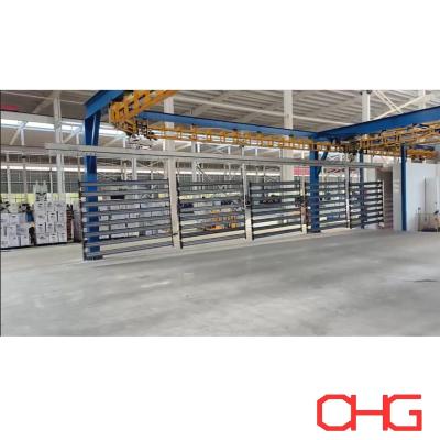 China Automatic Powder Coating Production Line For Metal Shelves In High Demand for sale