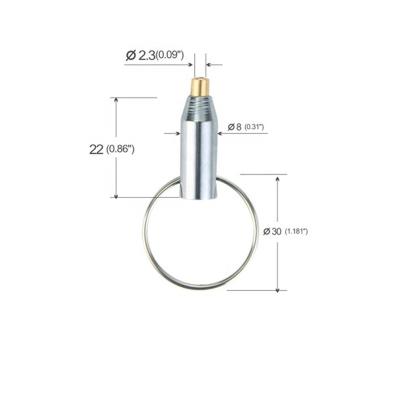 China Copper Wire Wire Rope Clamp Ring Clamp Brass Cable Clamp for sale