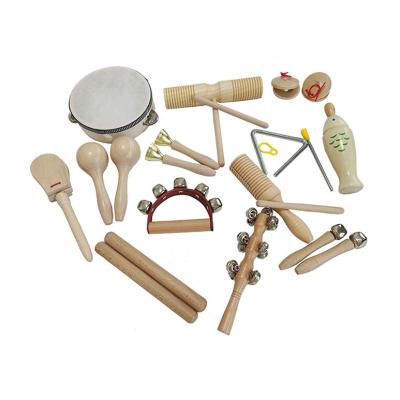 China Toy Wholesale Educational Children's Music Wooden Toys Musical Instrument Toy Set for sale