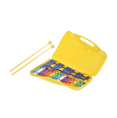 China 25 Color Metal Percussion Toy Metal Percussion Instrument Key Xylophone Children's Educational Instrument for sale