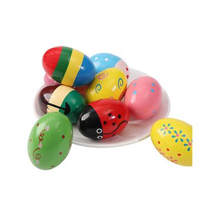 China Cheap Colorful Promotional Percussion Musical Instrument Plastic Sand Egg Shaker Children's Toys Model Toys for sale