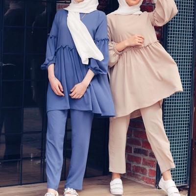 China Muslim Women's Breathable Costume Arabic Girl Dress Plus Size Muslim Long Robe Islam Abaya Dresses for sale