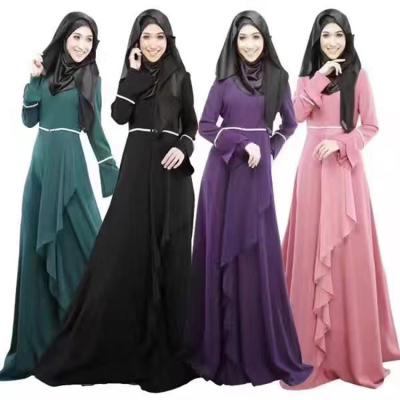 China Abaya Hui Ethnic Clothing Malay Clothing Women's Breathable Muslim Women's Long Summer Muslim Dresses for sale