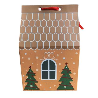 China High quality handmade customize paper gift packaging box eco merry christmas mini candy packaging bags for sale