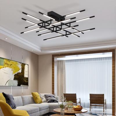 China New Design Style Black Decorative Modern Surface Mounted DIY Gold Led Ceiling Lights Ceiling Lamp For Bedroom for sale