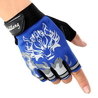 China Men's and Women's Non-slip Breathable Outdoor Sports Half Finger Gloves Breathable Fitness Gloves Spring and Fall Exercise Recycling Gloves for sale