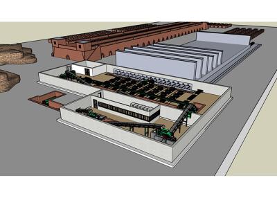 China Forno de tijolos Hoffman eficiente Certificado ISO9001 para fábrica de tijolos de argila à venda