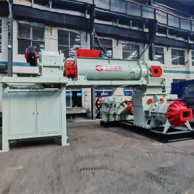 China JKY55 Double Stage Vacuum Clay Brick Extruder Machine Brick Making Machine for sale