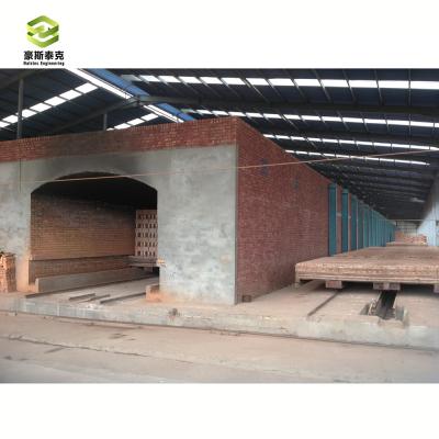 China 100000-200000 Bricks/Day Capacity Tunnel Kiln Brick Burning Machine Energy Saving for sale