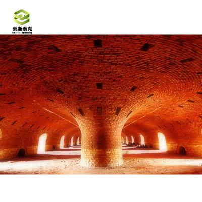 China 50000-200000 Bricks Per Day Capacity Hoffman Kiln For Clay Brick Plant Production for sale