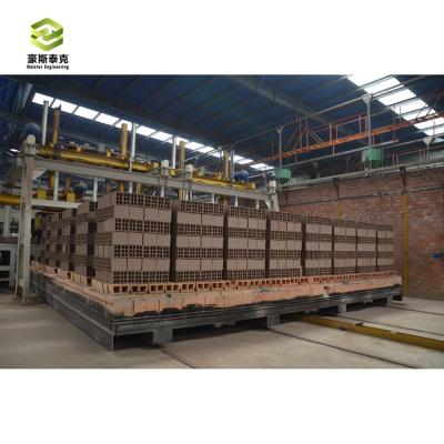 China Fully Automatic Eco Friendly Brick Plant Product Clay Bricks Tunnel Kiln With Drying And Firing System for sale