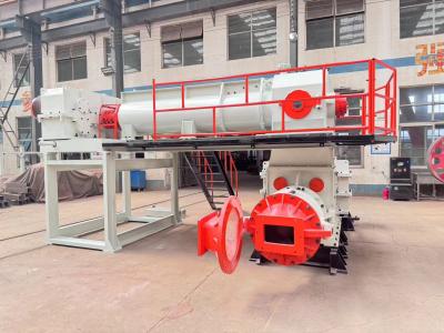 China JKY60 automatic clay brick machine Double Stage Vacuum Extruder 25000-35000 Bricks/Day For Brick Factory for sale