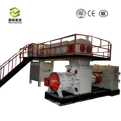 China Red Brick Making Machine Jky55 Double Stage Vacuum Extruder to Extruder Mud Strip for Automatic Brick Making Plant for sale