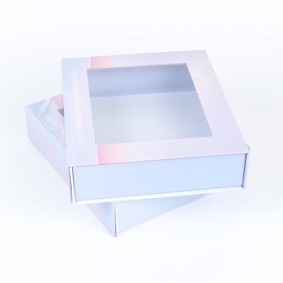 China Logo Magnet Make Up Folding Custom Made Eco Friendly Recyclable Boxes With Ribbons Luxury Gift Box Folding Paper Gift Box For Clothes for sale