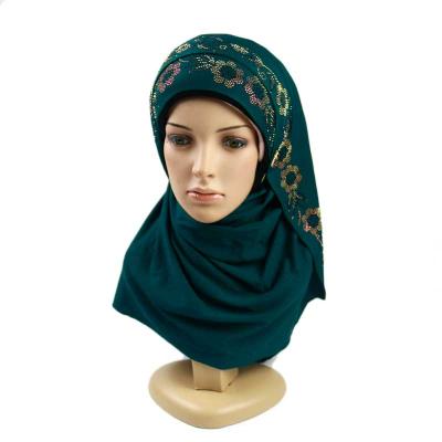 China Wholesale Cotton Hijab Women Muslim Cheap Tank Top Daily Life With Stone Tank Top Hijab Scarf for sale