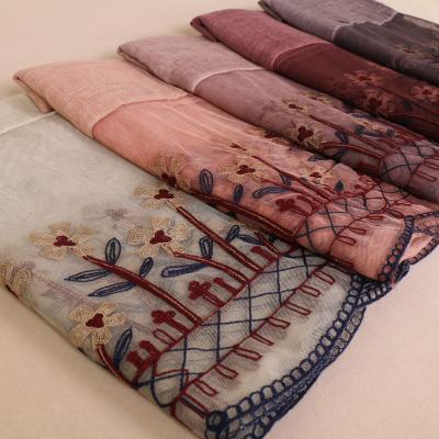 China 15-40 Most Beautiful New Design Lace Up Muslim Hijab TR Women Cotton Hijab Scarf For Islamic for sale