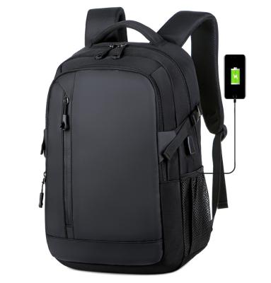 China With Custom Multifunctional USB Office Water Proof Black Backpack Customizing Personalized Computer Laptop Bag Backpack for sale