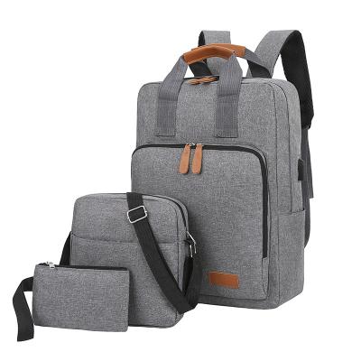 China With USB shifang bag one DOS softback backpack water resistant 3 in 1 computer laptop bag backpack set for sale